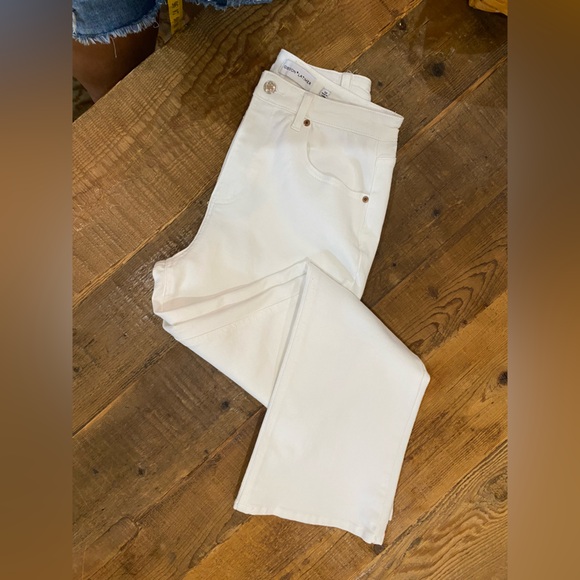 Gibson Latimer Denim - Gibson Latimer White Kick Flare Jean Size 10